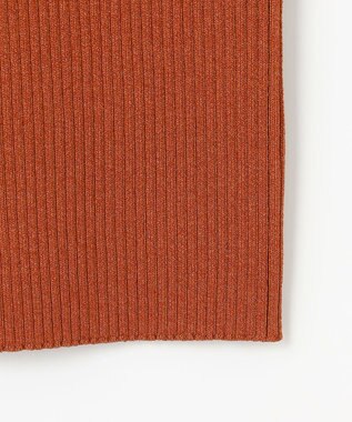 ANY SIS 【洗える】レーシーフレアスリーブ ニット テラコッタ