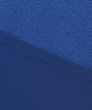 BEIGE， 【洗える】VALOIS / バックシフォンレーヤードニット Blue