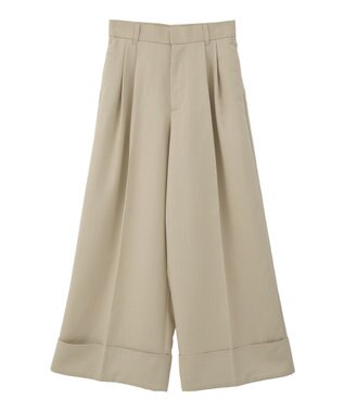 CRAFT STANDARD BOUTIQUE ロールアップパンツ Beige