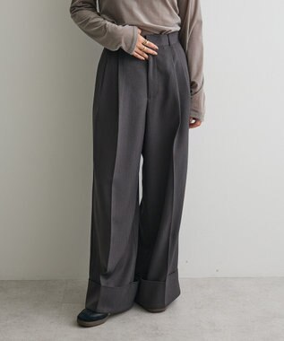 CRAFT STANDARD BOUTIQUE ロールアップパンツ Charcoal Gray