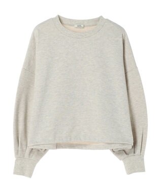 earth music&ecology 裏毛ドロストプルオーバー Oatmeal