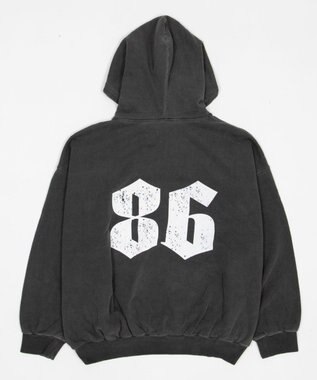 WEGO グラフィックバルーンクロップドプルパーカー ブラックその他