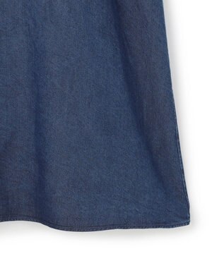 ICB L ナチュラルソフトデニム ノースリーブワンピース バイオデニム