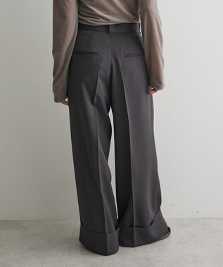 CRAFT STANDARD BOUTIQUE ロールアップパンツ Charcoal Gray