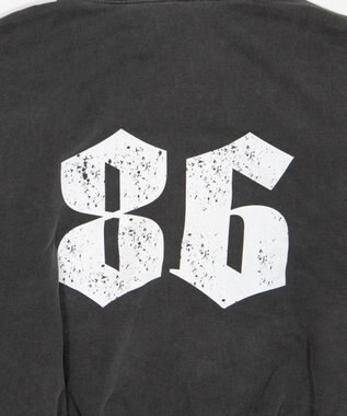 WEGO グラフィックバルーンクロップドプルパーカー ブラックその他