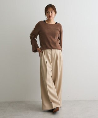 CRAFT STANDARD BOUTIQUE ロールアップパンツ Beige