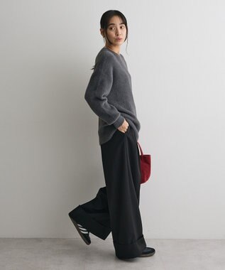 CRAFT STANDARD BOUTIQUE ロールアップパンツ Black