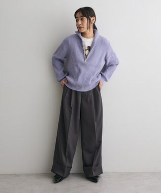 CRAFT STANDARD BOUTIQUE ロールアップパンツ Charcoal Gray