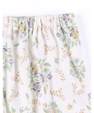 WACOAL ワコール_リラックス＆スリープ パジャマ 綿100%(本体) あったか 長袖 長ズボン ミントン レディース NDW456 /ワコール ホワイト