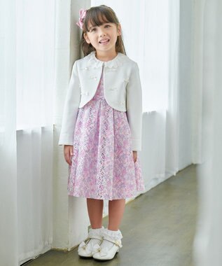 ANY KIDS エナメルヒールパンプス ホワイト