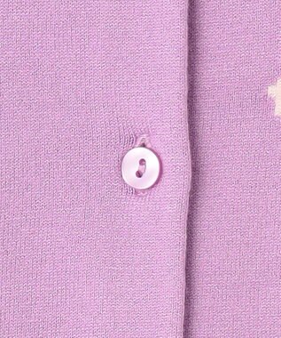 TOCCA 【洗える！】PRESENT ROSE カーディガン ライラック系