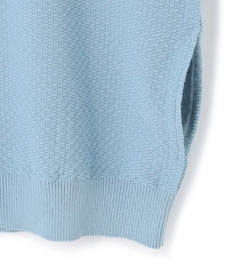 J.PRESS MEN ハイツイストリンクス  フルジップニットカーディガン サックスブルー系