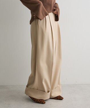 CRAFT STANDARD BOUTIQUE ロールアップパンツ Beige