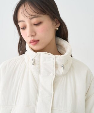 earth music&ecology モンスターコート Ivory