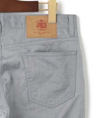 J.PRESS MEN 【ストレッチ】シャンブレーストレッチツイル パンツ ネイビー系