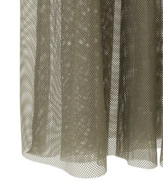 Green Parks メッシュドッキングレイヤーチュニック Khaki