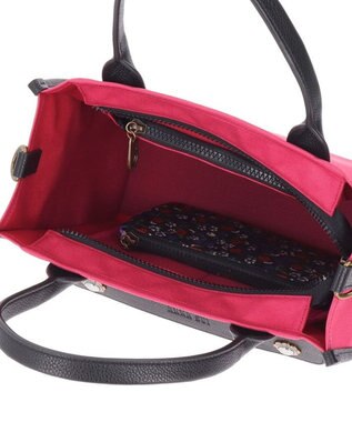 ANNA SUI ヴィンテージボタン 2wayトート ピンク
