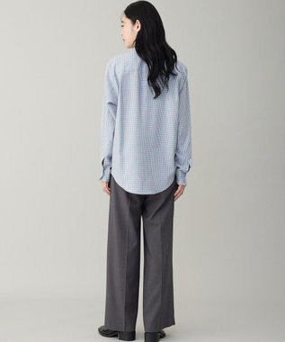 UNFILO MENS 【男女兼用】クリーンチェック ネルシャツ ピンクチェック