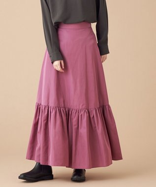 SHARE PARK LADIES 【ウォータープルーフ】　マキシティアードスカート