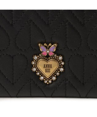 ANNA SUI ドリーミー 二面パスケース クロ