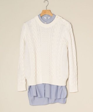 ONWARD Reuse Park セット商品/サイズL【J.PRESS】ニット春夏×ブラウス春夏