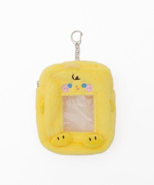 WEGO アニマルカードホルダーポーチキーホルダー イエロー