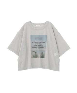 Green Parks フォトニットプルオーバー Gray