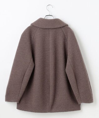 #Newans 【昨年即完売コート新色追加！】プードルコクーンコート モカブラウン