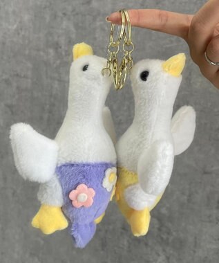 WEGO おはなあひるぬいぐるみキーホルダー 柄3