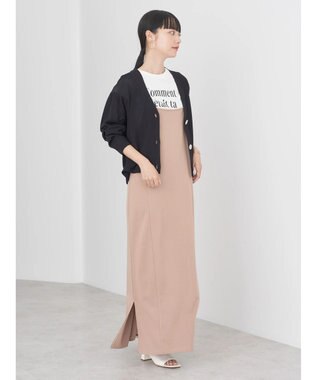 earth music&ecology ハイゲージニットカーディガン Black