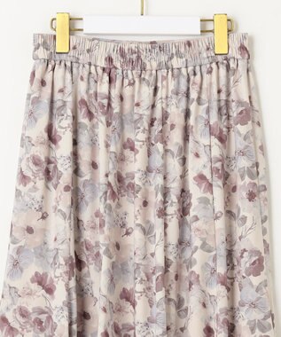 ANY SIS 【洗える】フルブルームフラワープリント スカート アイボリー系