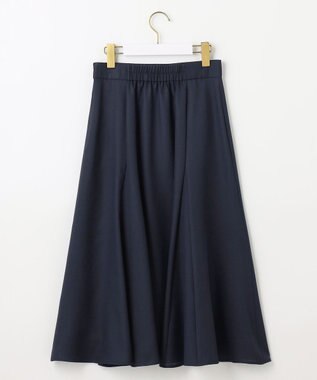 ANY SIS 【速乾・接触冷感】スムージーポリエステル フレアスカート ネイビー