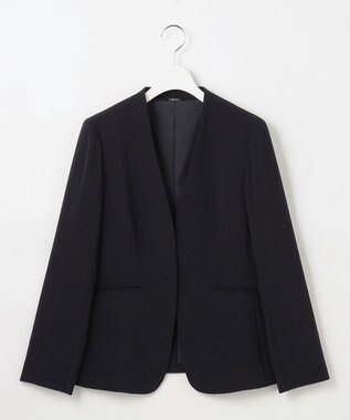 ANY SIS L セレモニーダブルクロス カラーレス ジャケット ネイビー