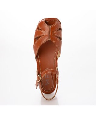 ing <ing>【サスティナブル】アンクルストラップサンダル オレンジ