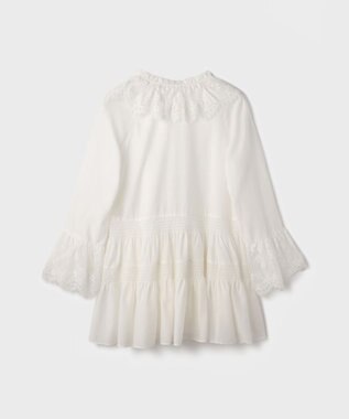 GRACE CONTINENTAL レースカラーチュニックブラウス ホワイト