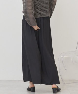 AMERICAN HOLIC 【選べる丈】ギャザースカーチョ【WEB限定カラー有り】 Black