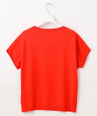 23区 S 【新色追加/VERY5月号掲載】レーヨンポリエステルストレッチ プルオーバー ニット オレンジ系