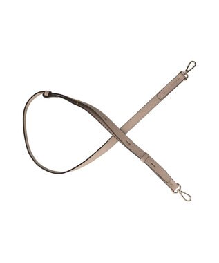 INTER-CHAUSSURES 【LORISTELLA】シュリンクレザーベーシックハンドバッグ ライトグレー