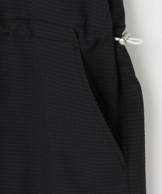 PW CIRCULUS 【高通気 / 軽撥水 / 軽量のDotAir 使用】【WOMEN】バンドカラーワンピ ゴルフウェア レディース ブラック系