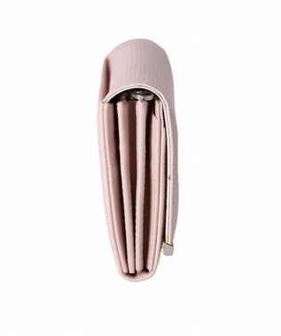 tsumori chisato CARRY クロスエンボス 長財布 ピンク