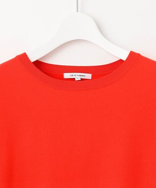 23区 S 【新色追加/VERY5月号掲載】レーヨンポリエステルストレッチ プルオーバー ニット オレンジ系