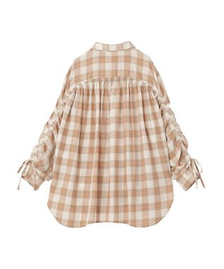 Green Parks 【しゃれシャツ】イージーケアシャーリングシャツ Beige