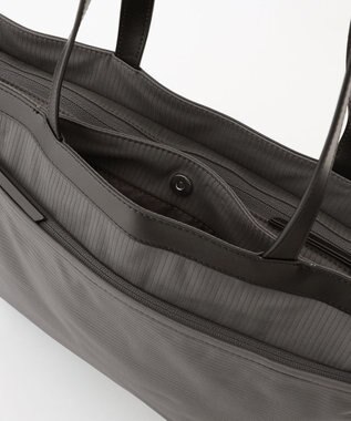 Y'SACCS コーデュロイライクナイロントート グレー