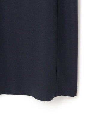 ICB L 【UVケア・接触冷感・速乾・洗える】 FluidBackSatin デザインワンピース ネイビー系