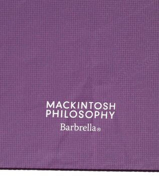 MOONBAT 【大きめ】マッキントッシュ フィロソフィー 折りたたみ傘 Barbrella 超軽量 約85g 無地 55cm パープル