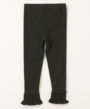 組曲 KIDS 【110-140cm】ソフトサーモ レギンス ブラック系