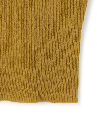 23区 S 【SLOW/一部店舗限定】シアーリブ ボートネックニット マスタード系