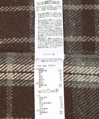 AMERICAN HOLIC フード付きシャギーチェックシャツ Navy