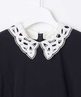 ANY SIS 【2WAY】セレモニーダブルクロス ワンピース ネイビー