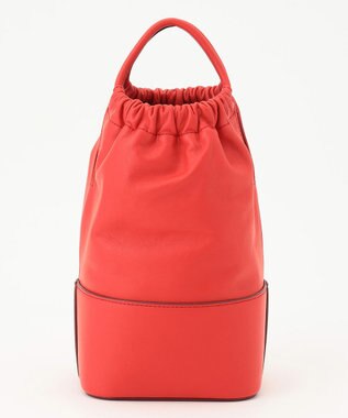 23区 ORSETTO CAVOLO レザー ハンドバッグ レッド系